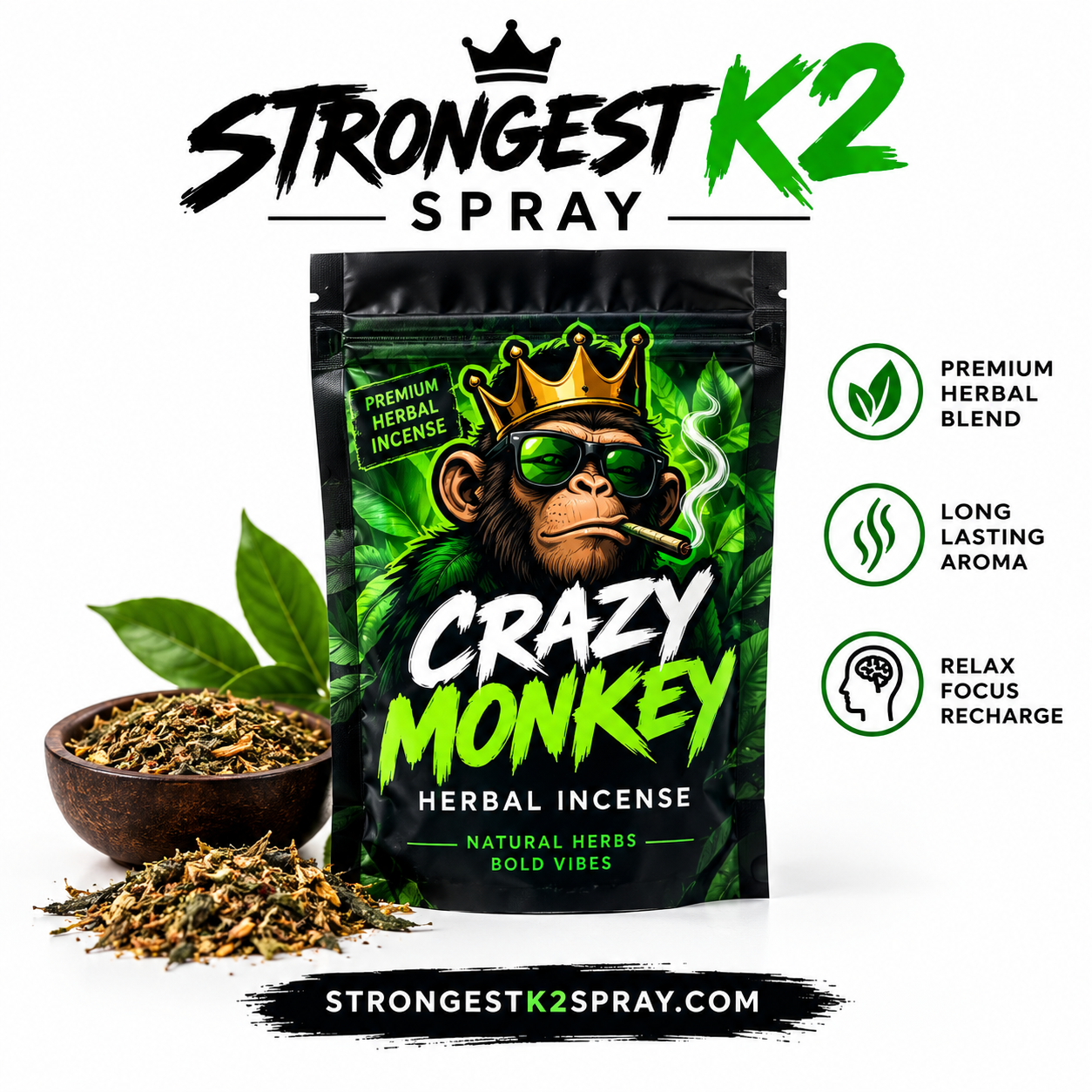 Crazy Monkey Incense for sale